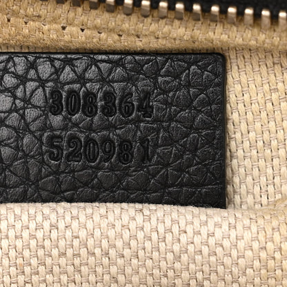 Gucci Pebbled Calfskin Small Soho Disco Bag Black 7 of 18