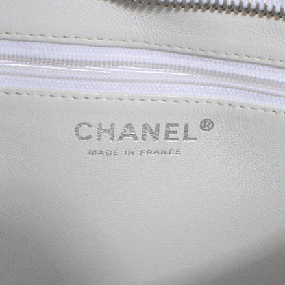 Chanel Caviar Medallion Tote White 6 of 8