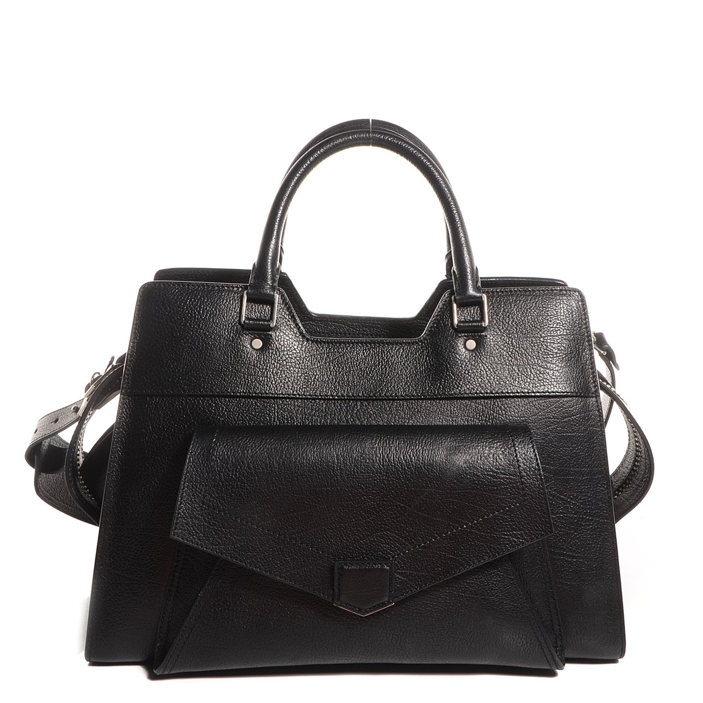 Leather PS13 Small Satchel Black