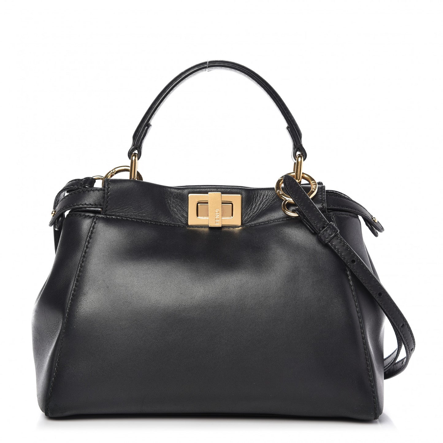 Nappa Mini Peekaboo Iconic Satchel Black