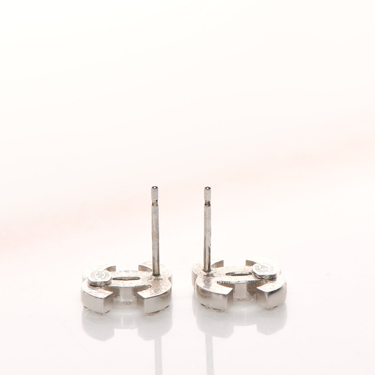 Crystal Timeless CC Earrings Silver