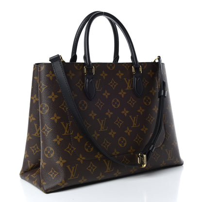 Louis Vuitton Monogram Flower Tote Black 3 of 10