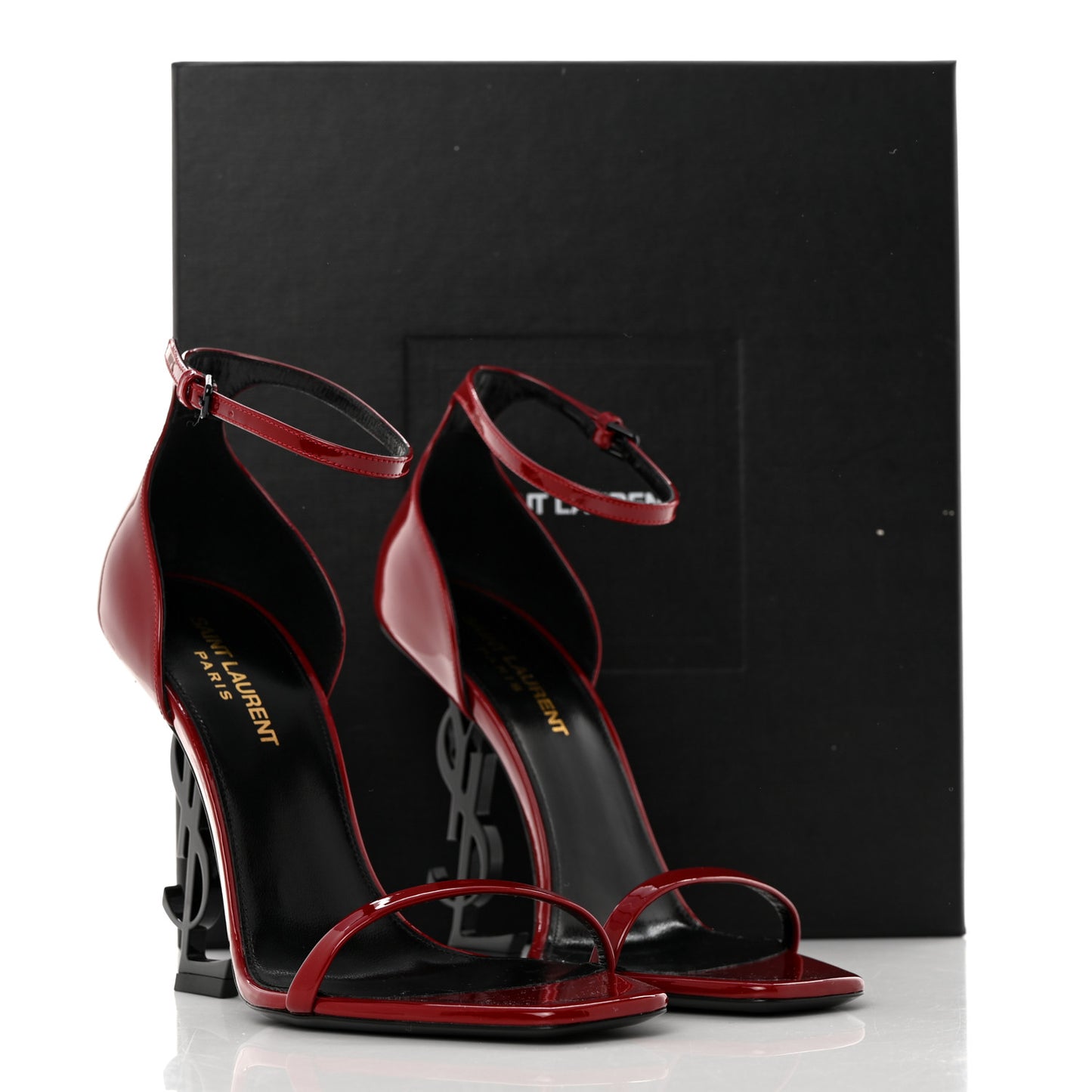 Patent Opyum 110 Sandals 38.5 Hot Red