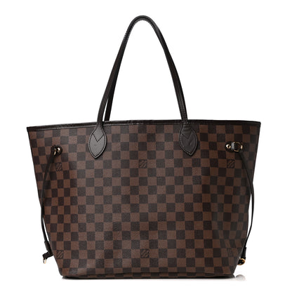 Louis Vuitton Damier Ebene Neo Neverfull MM Rose Ballerine 1 of 5