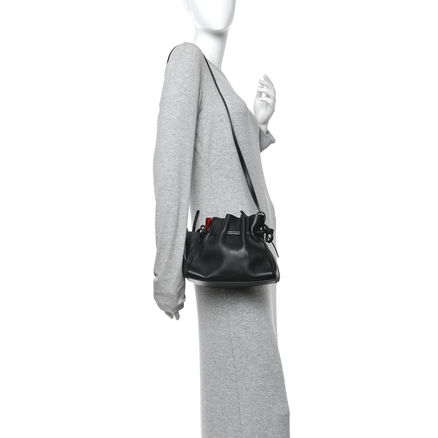 Lambskin Mini Protea Bag Black Flamma