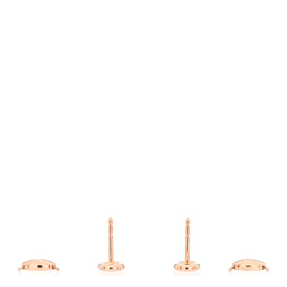 Hermes 18K Rose Gold TPM Farandole Stud Earrings 3 of 5