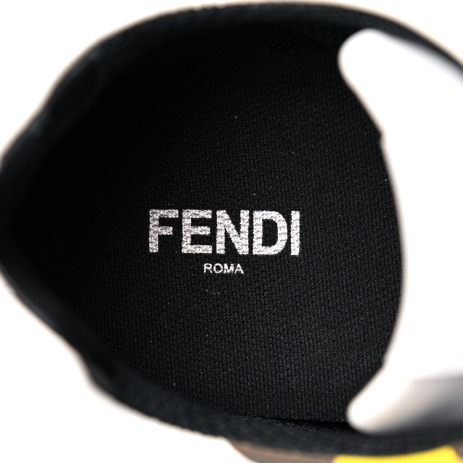 Fendi Calfskin Logo Band Mens Low Top Sneakers 9 White 7 of 11