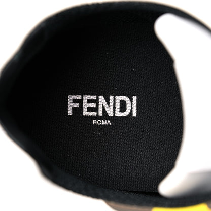 Fendi Calfskin Logo Band Mens Low Top Sneakers 9 White 7 of 11