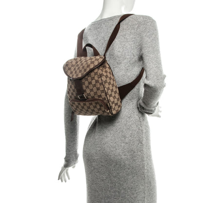 Gucci Monogram Flap Backpack Dark Brown 2 of 8