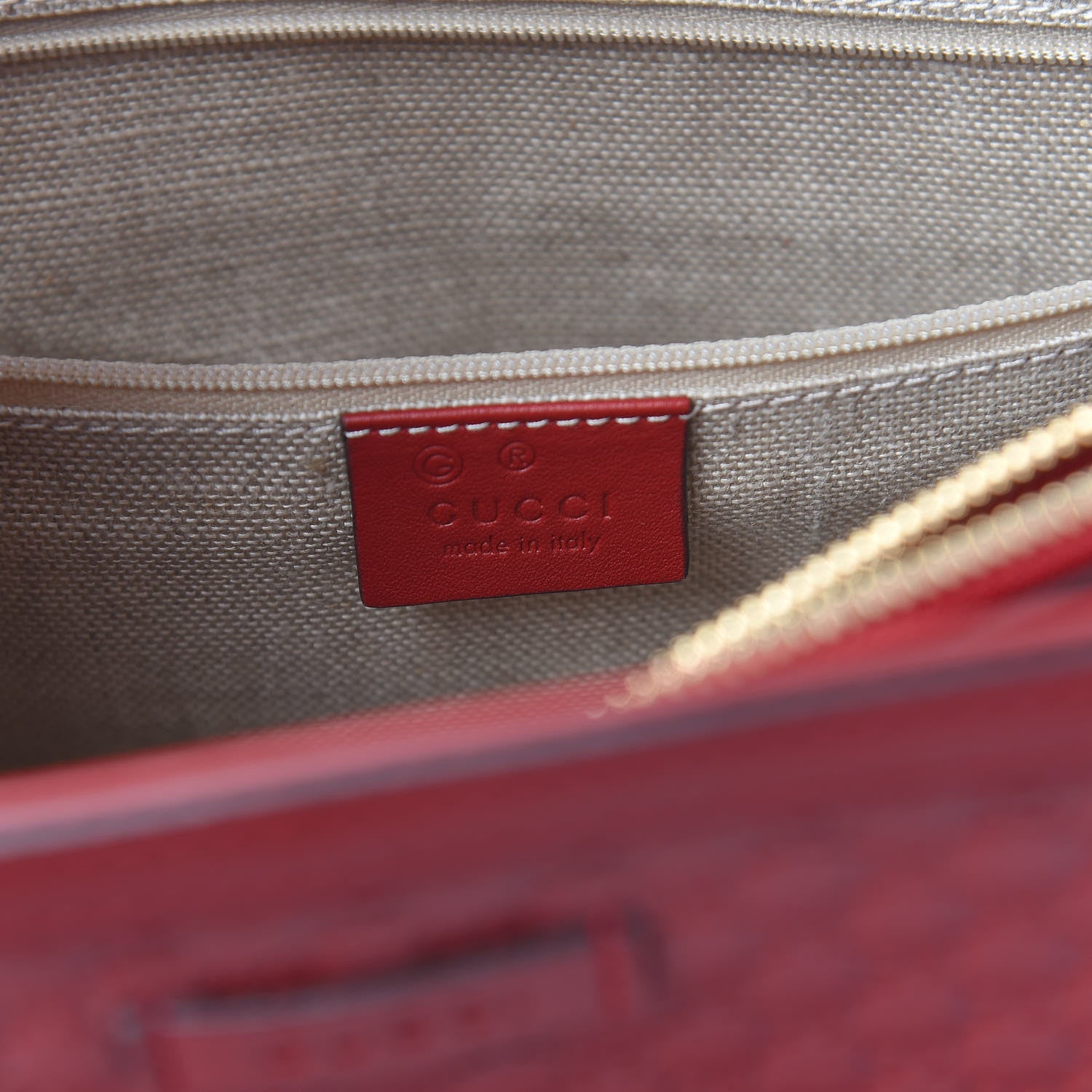 Gucci Soft Microguccissima Large Tote Red 6 of 11
