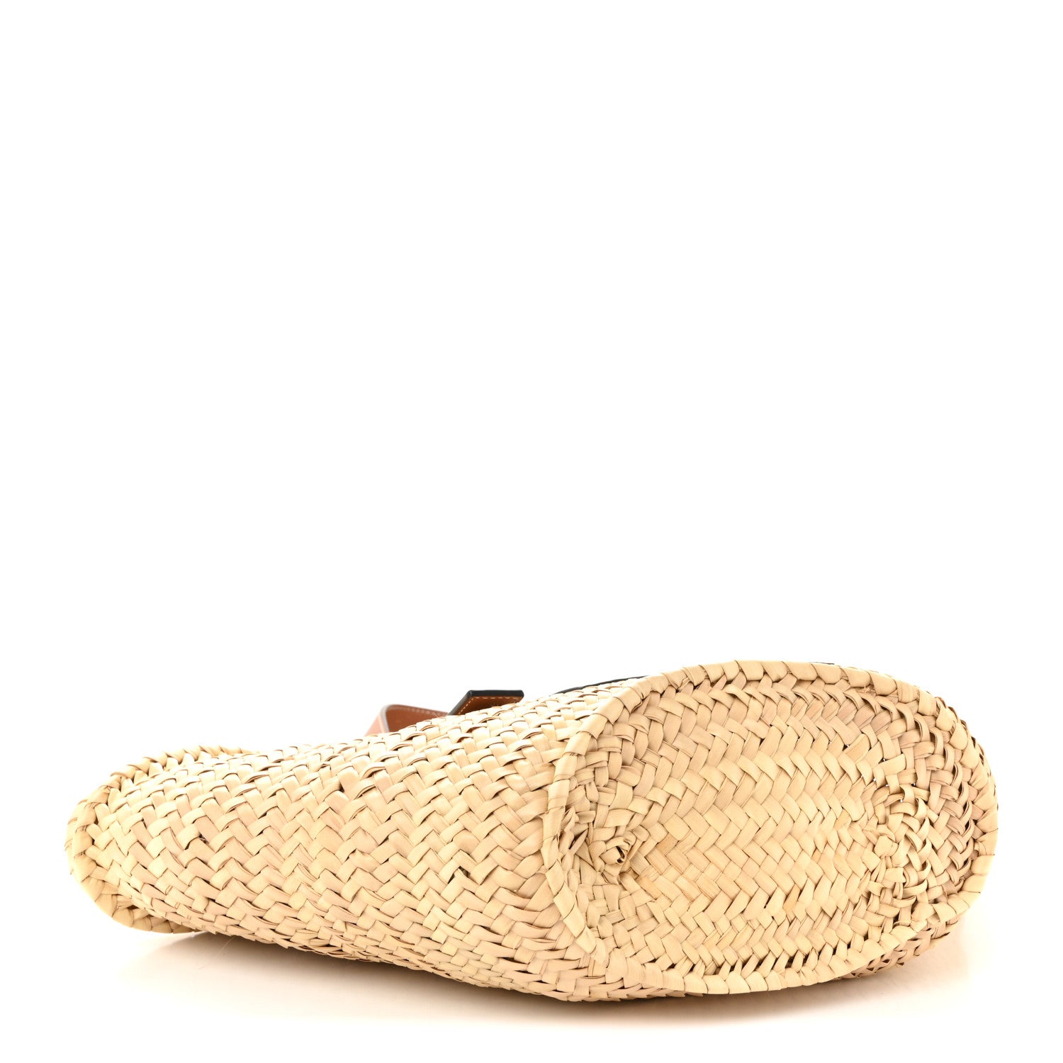 Loewe Raffia Basket Tote Bag Natural Tan 4 of 10