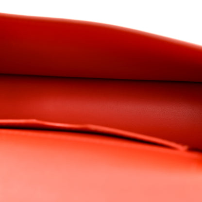 Christian Dior Smooth Calfskin Micro 30 Montaigne Flap Bag Orange 5 of 15