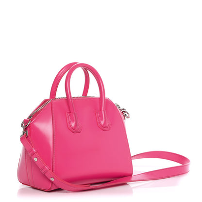 Givenchy Shiny Lord Calfskin Mini Antigona Shocking Pink 3 of 13