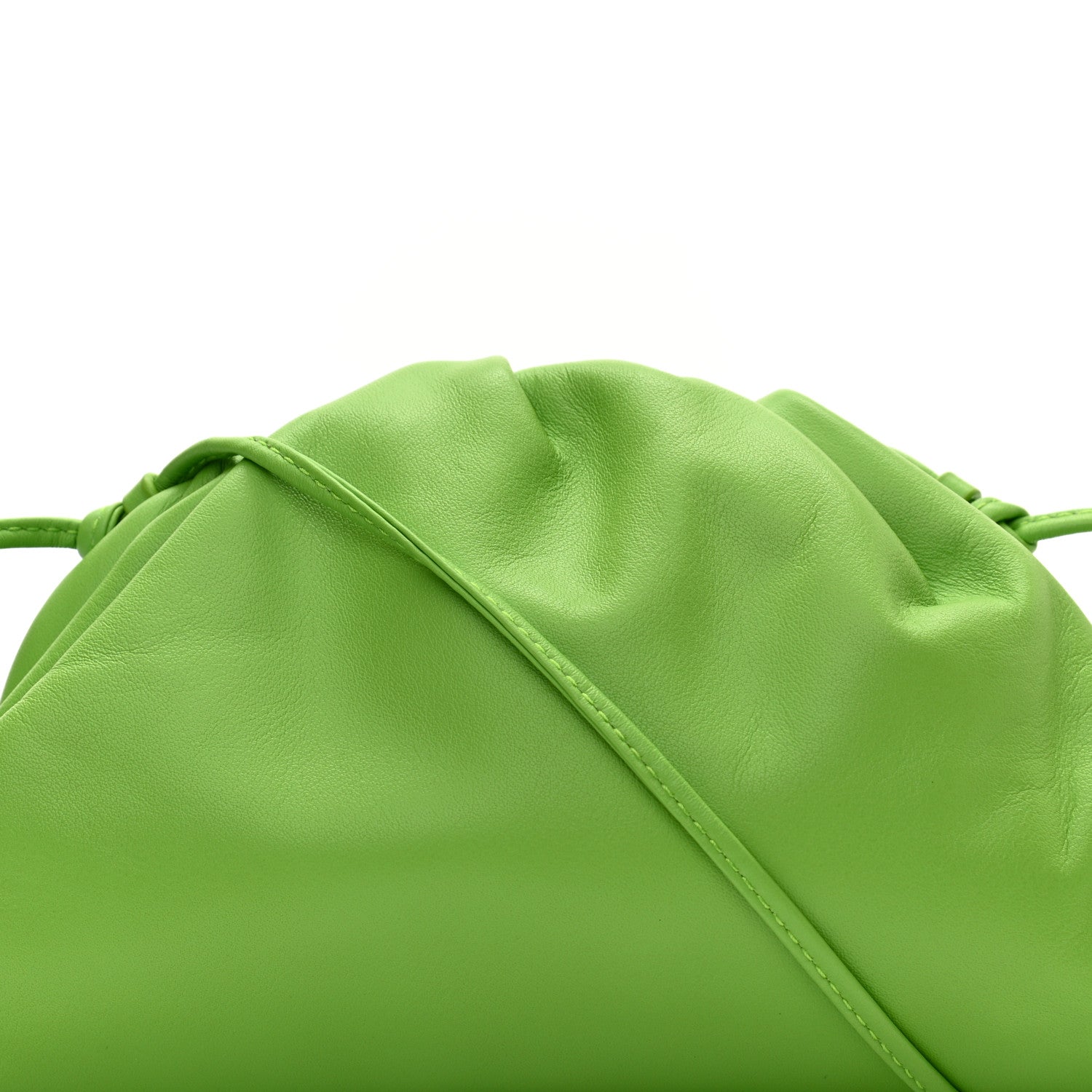 Bottega Veneta Butter Calfskin The Mini Pouch Acid Green 7 of 9