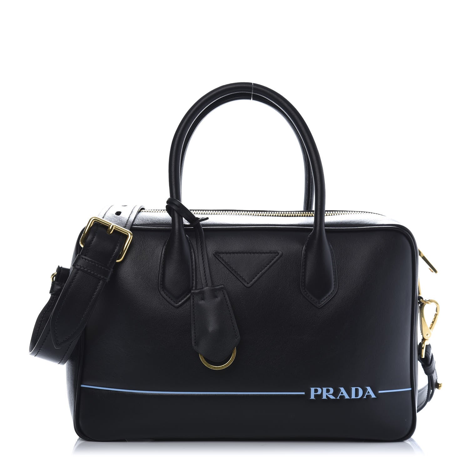 Prada City Calf Mirage Bauletto Black 1 of 12