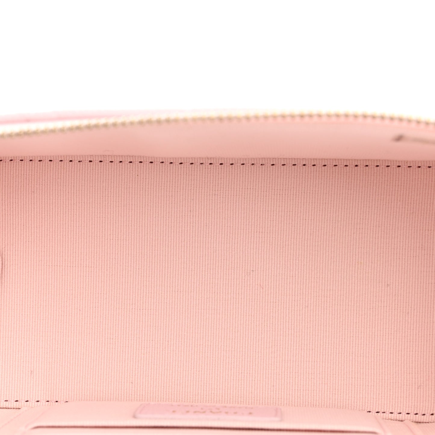 Caviar Quilted Small Tiny CC Vanity Case With Chain Light Pink