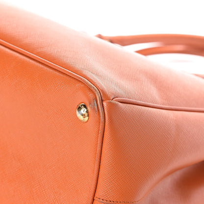 Prada Saffiano Large Galleria Double Zip Tote Papaya 9 of 13