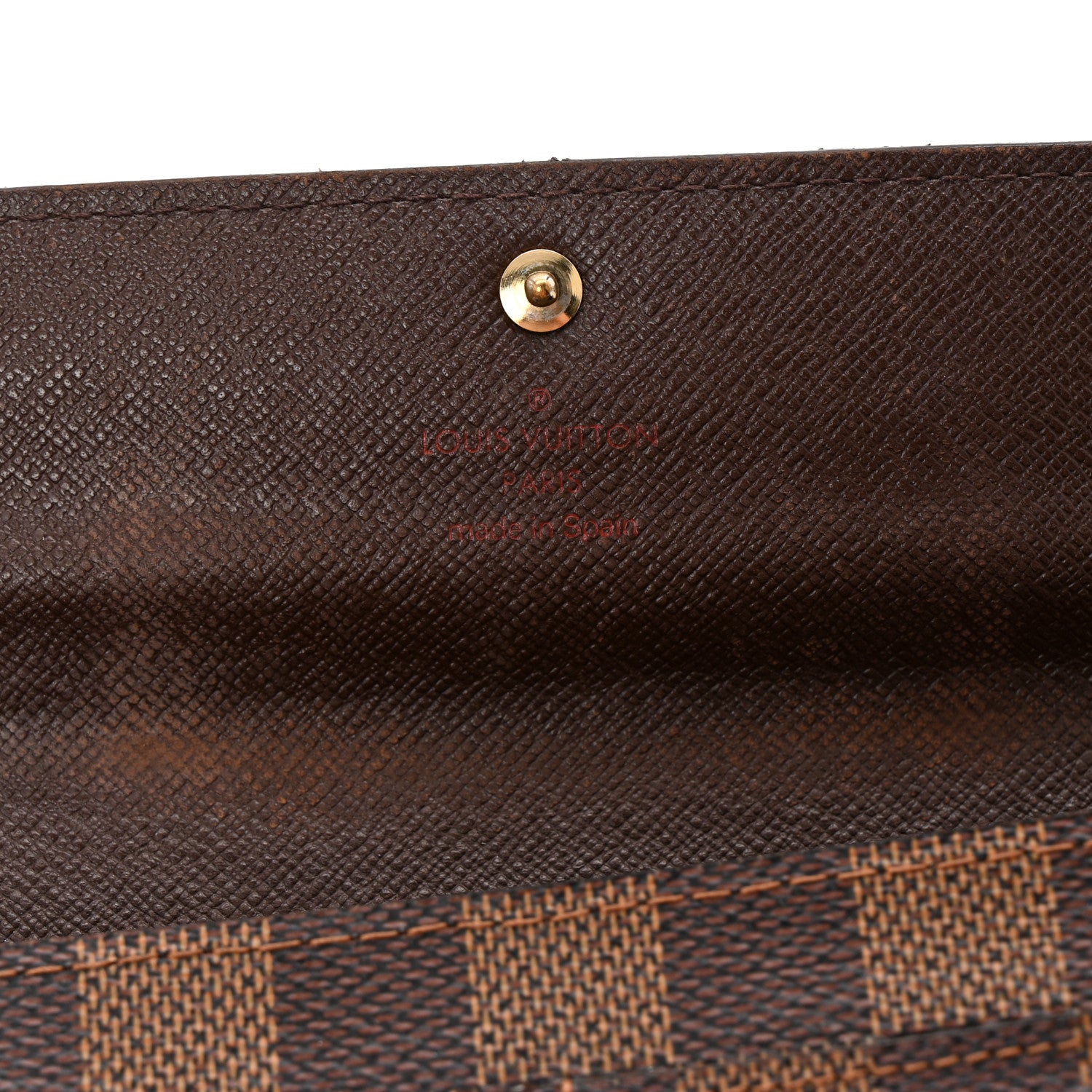 Louis Vuitton Damier Ebene Sarah Wallet 6 of 12