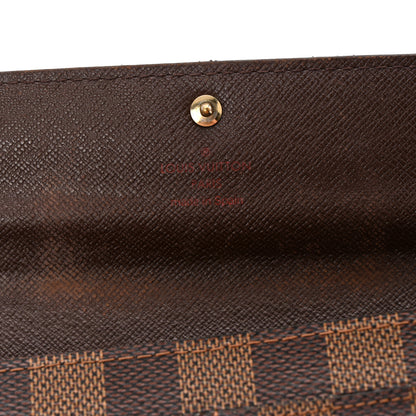 Louis Vuitton Damier Ebene Sarah Wallet 6 of 12