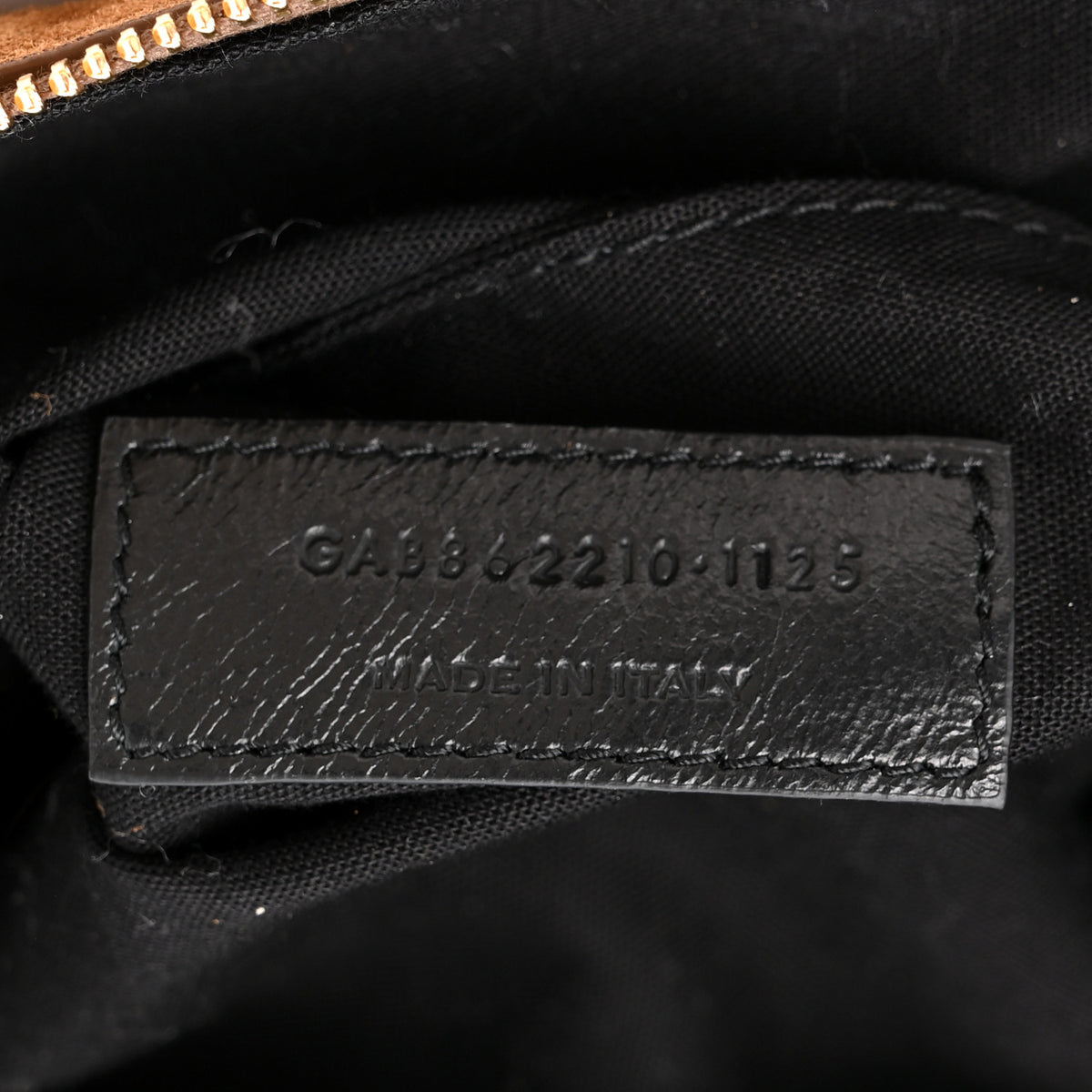 Saint Laurent Suede Small Amalia Hobo  Camel 7 of 10
