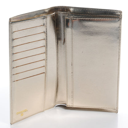Chanel Calfskin Yen Wallet Metallic 5 of 7