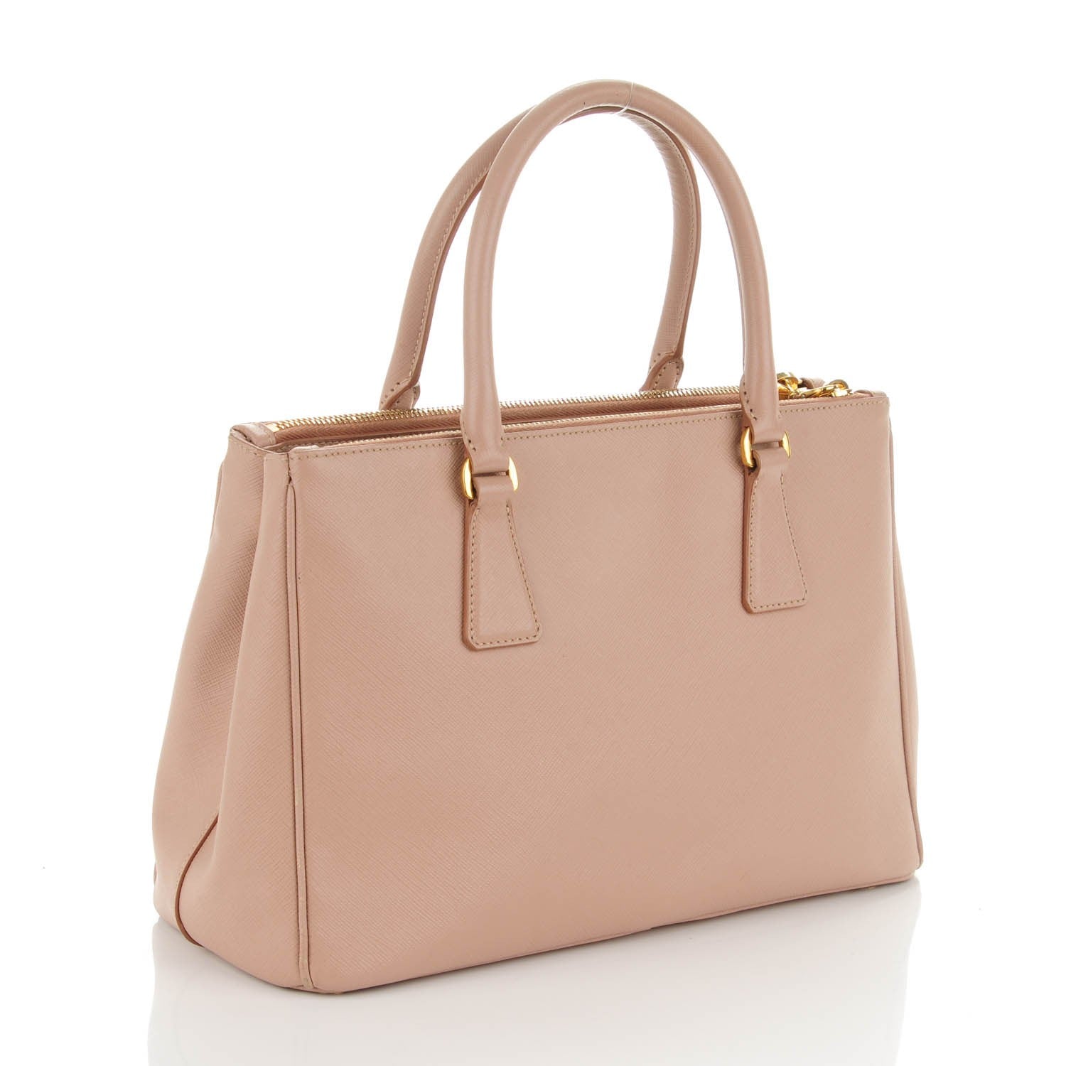 Prada Saffiano Small Galleria Double Zip Tote Cammeo 3 of 10