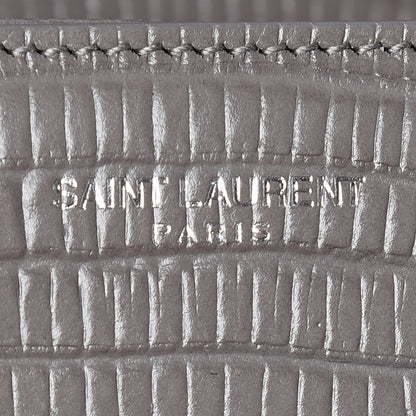 Saint Laurent Lizard Calfskin Embossed Small Classic Monogram Universite Bag Fog 9 of 9