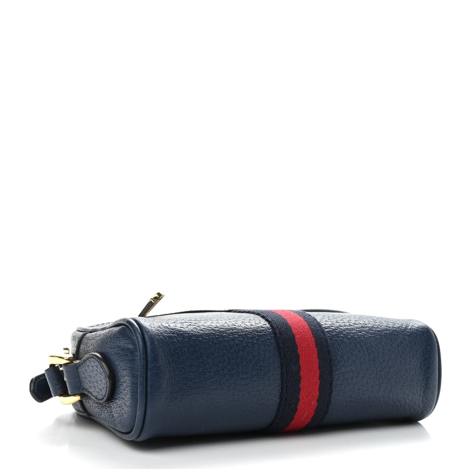 Gucci Calfskin Web Mini Ophidia Shoulder Bag Navy 4 of 11