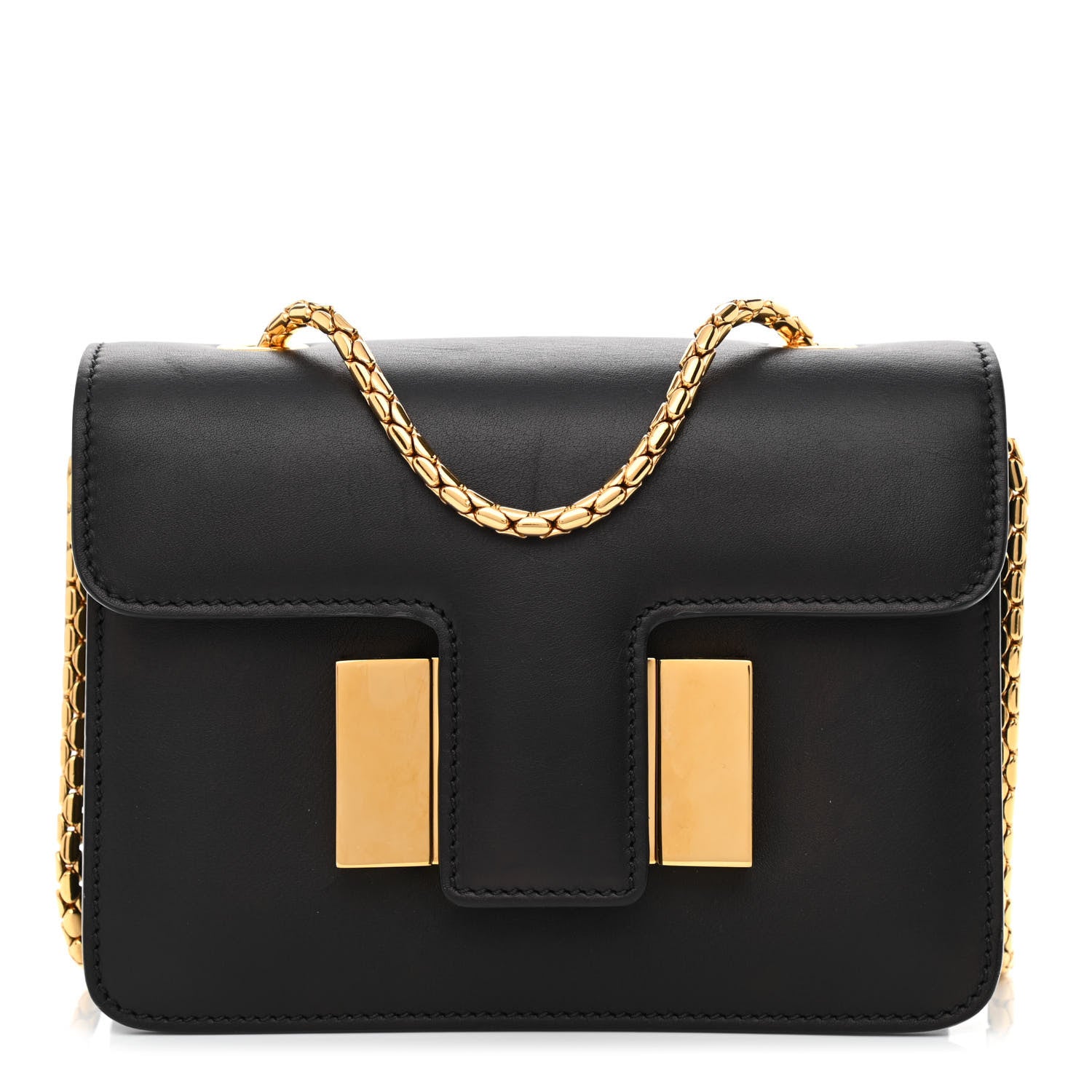 Tom Ford Calfskin Small Sienna Shoulder Bag Black 1 of 8