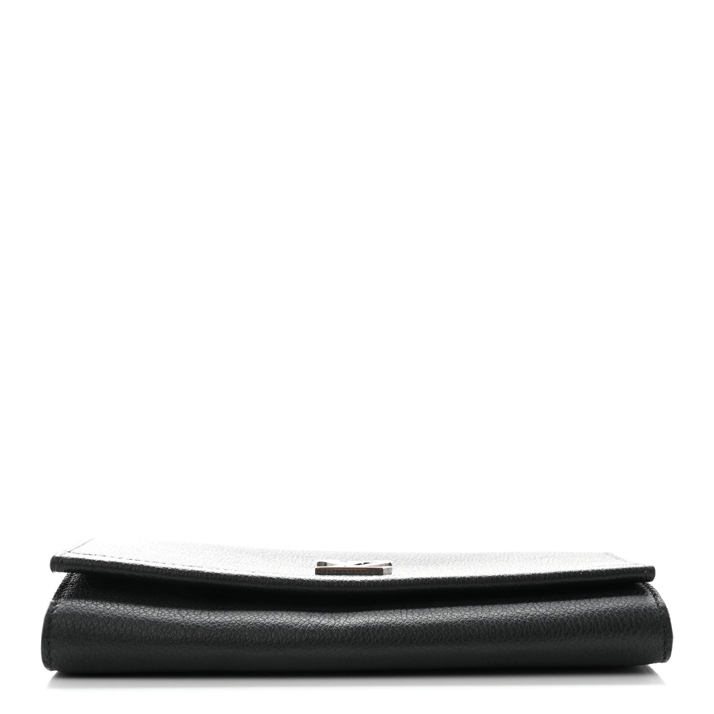 Calfskin Lockme II Wallet Black