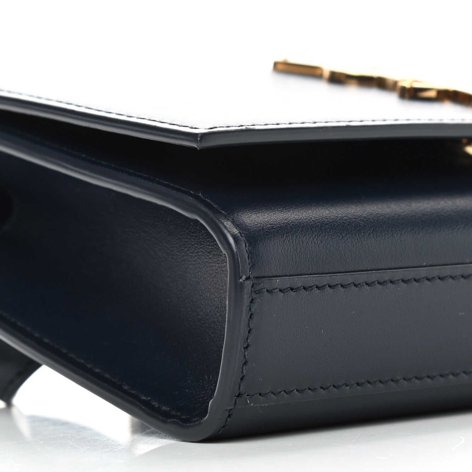 Saint Laurent Smooth Calfskin Monogram Kate Belt Bag Marine 7 of 8