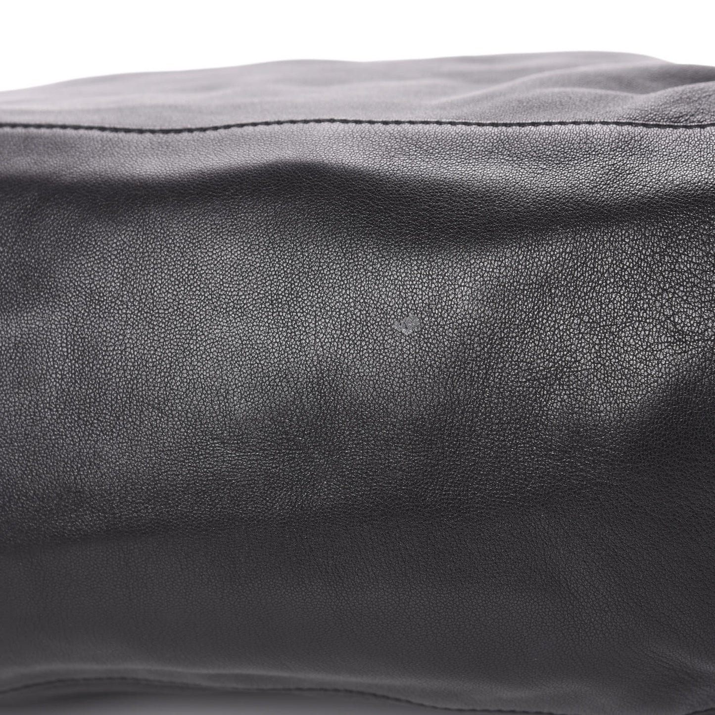 Lambskin Large Ultimate Soft Tote Black
