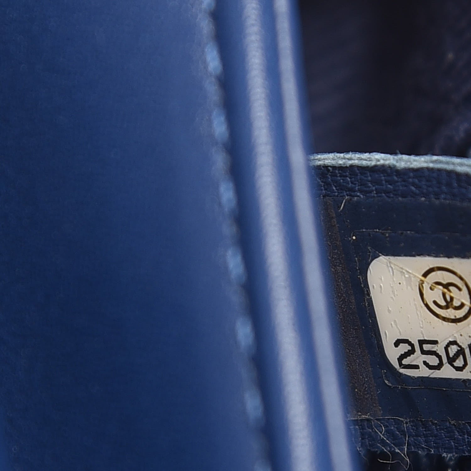 Chanel Calfskin Coco Eyelets Small Flap Bag Blue 7 of 10