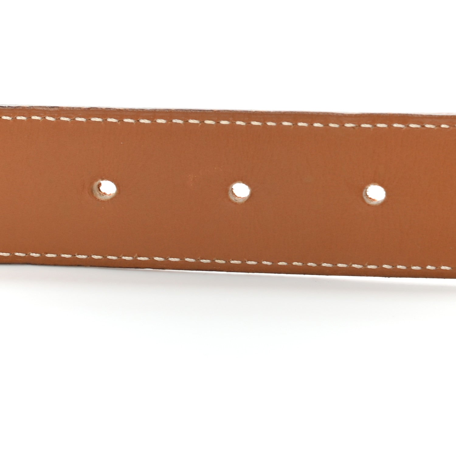 Hermes Box Courchevel 32mm Belt Strap 70 Gold 6 of 10