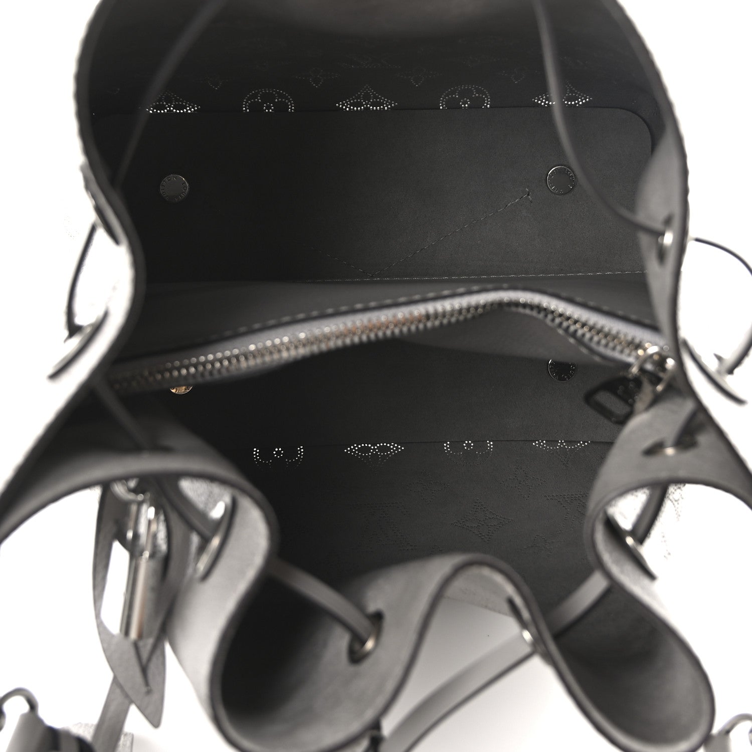 Louis Vuitton Metallic Mahina Muria Gris Souris 5 of 9
