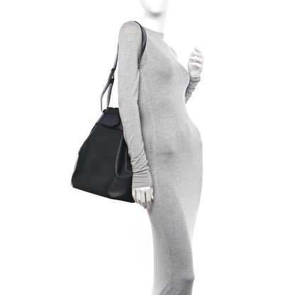 Louis Vuitton Epi Sac D'Epaule GM Black 2 of 12