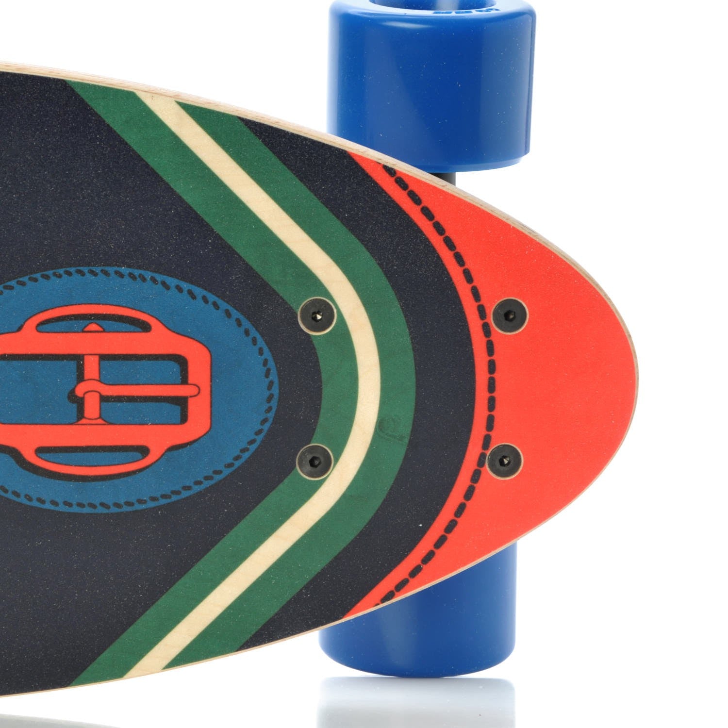 Hermes Maple Wood Boucleries Modernes Short Board Skateboard 12 of 19