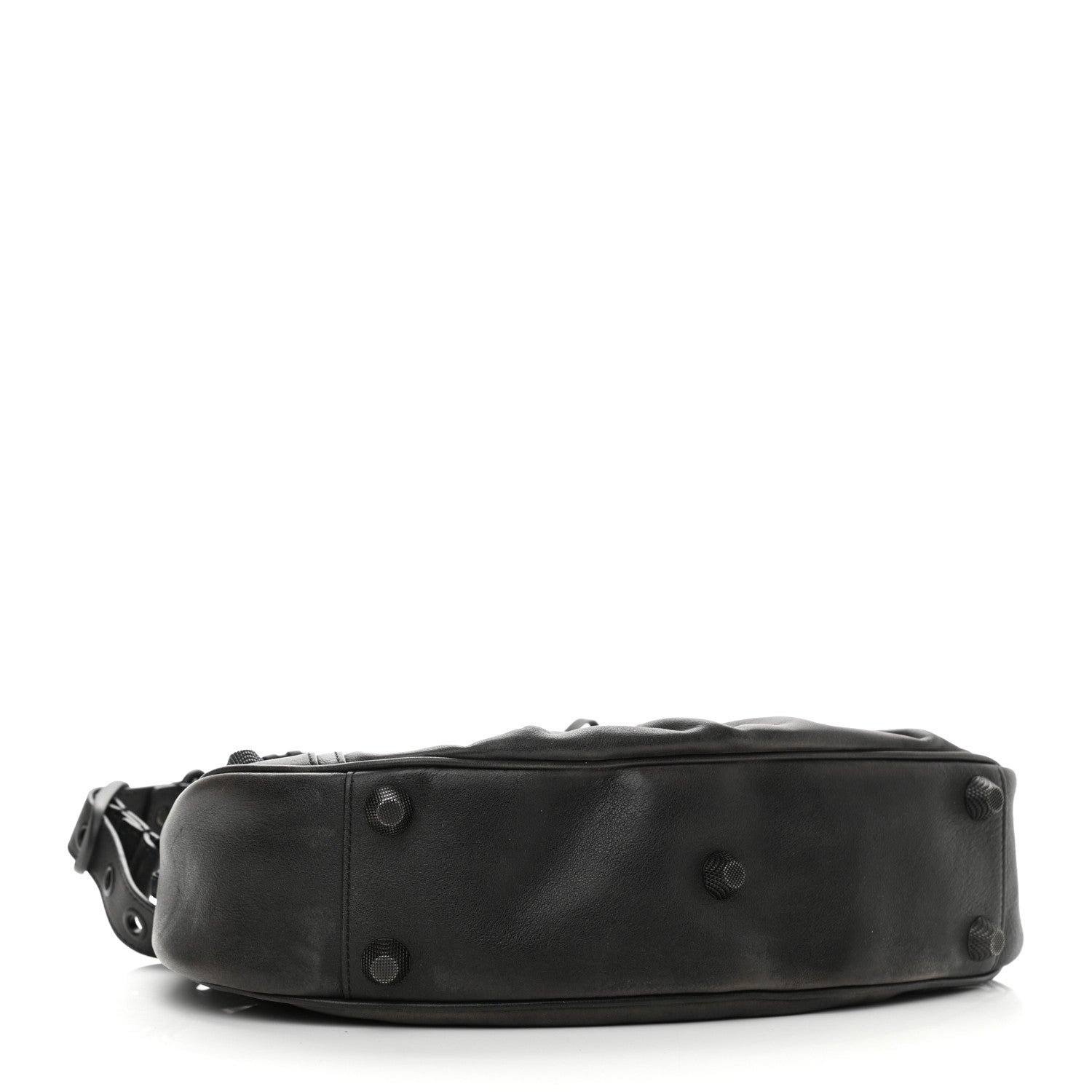 Balenciaga Used Calfskin Small Le Cagole Shoulder Bag Black 4 of 10