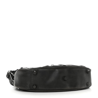 Balenciaga Used Calfskin Small Le Cagole Shoulder Bag Black 4 of 10