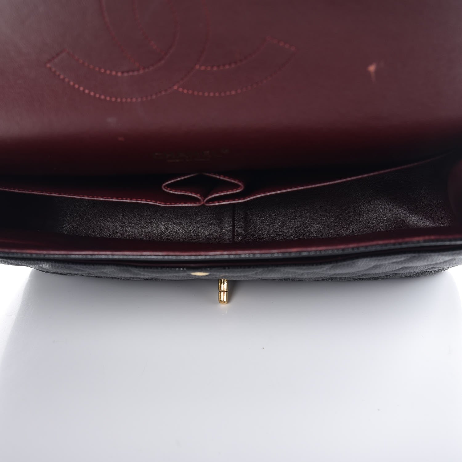 Chanel Caviar Quilted Maxi Double Flap Black 5 of 9