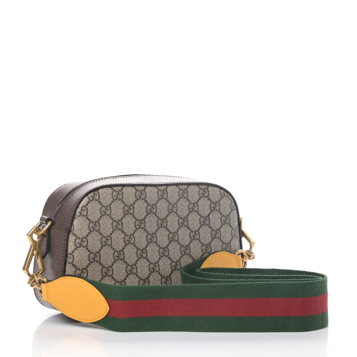 GG Supreme Monogram Web Neo Vintage Shoulder Bag Beige New Acero Crop