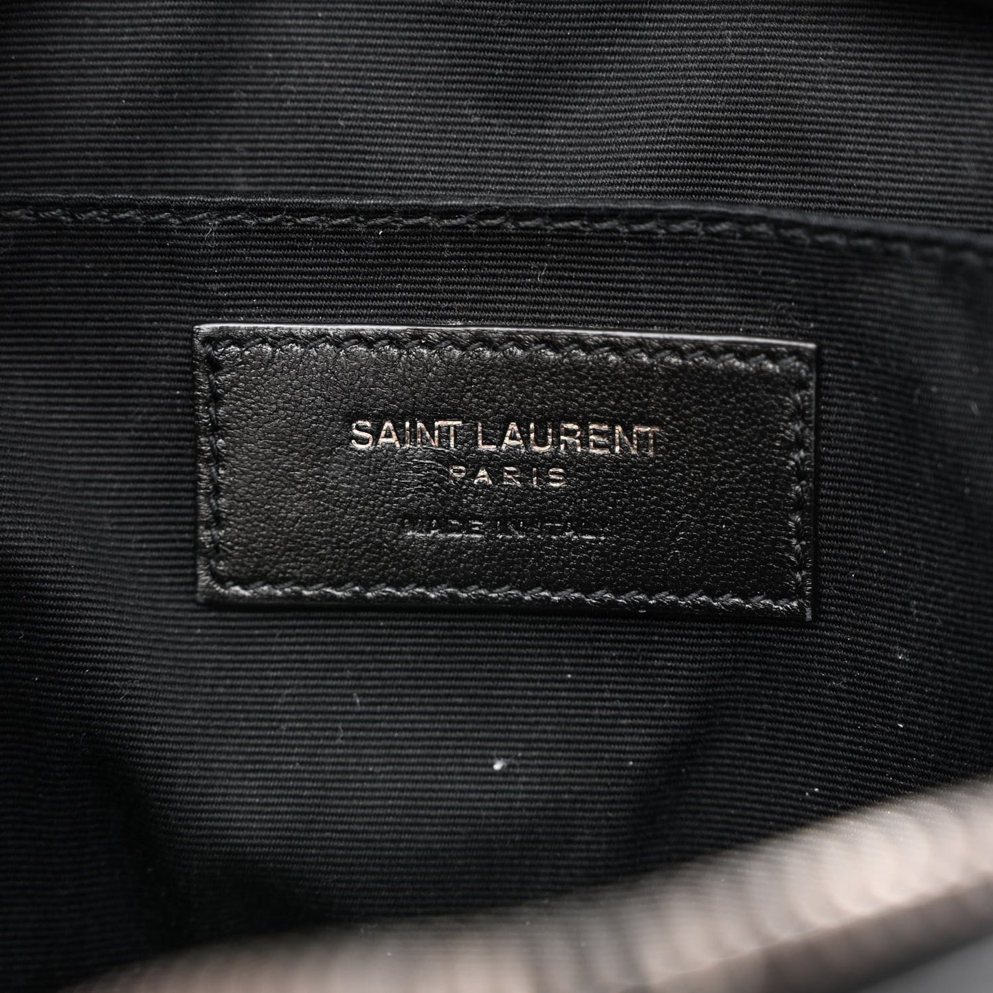 Calfskin Matelasse Monogram Lou Camera Bag Black
