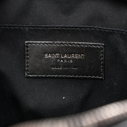 Saint Laurent Calfskin Matelasse Monogram Lou Camera Bag Black 6 of 10