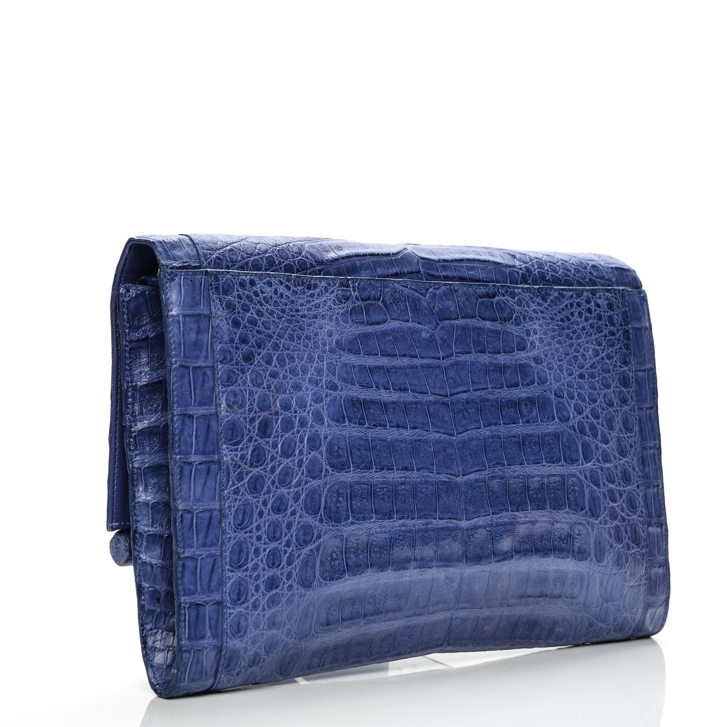 Crocodile Bar Clutch Violet