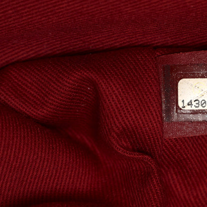 Chanel Ultra Soft Suede Calfskin Natural Beauty Tote Red 7 of 11