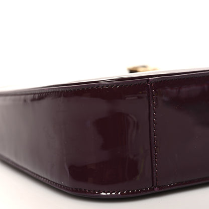 Saint Laurent Patent Le 5 A 7 Hobo Bordeaux 9 of 10