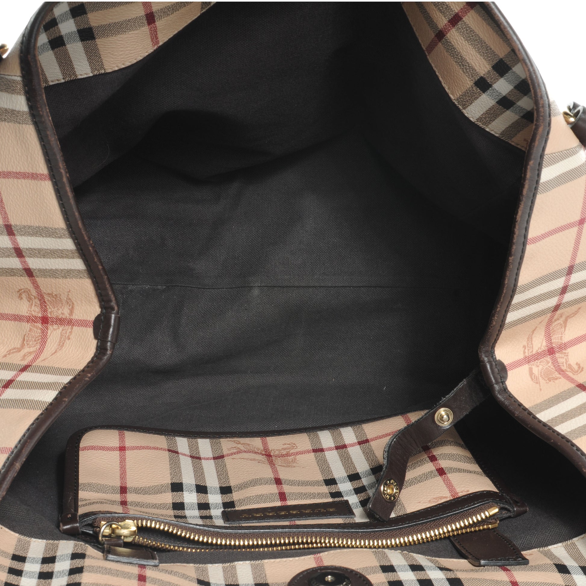 Burberry Haymarket Check Canterbury Hobo 5 of 8