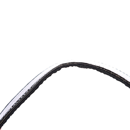 Saint Laurent Crocodile Embossed Patent Large Muse Black 16 of 17