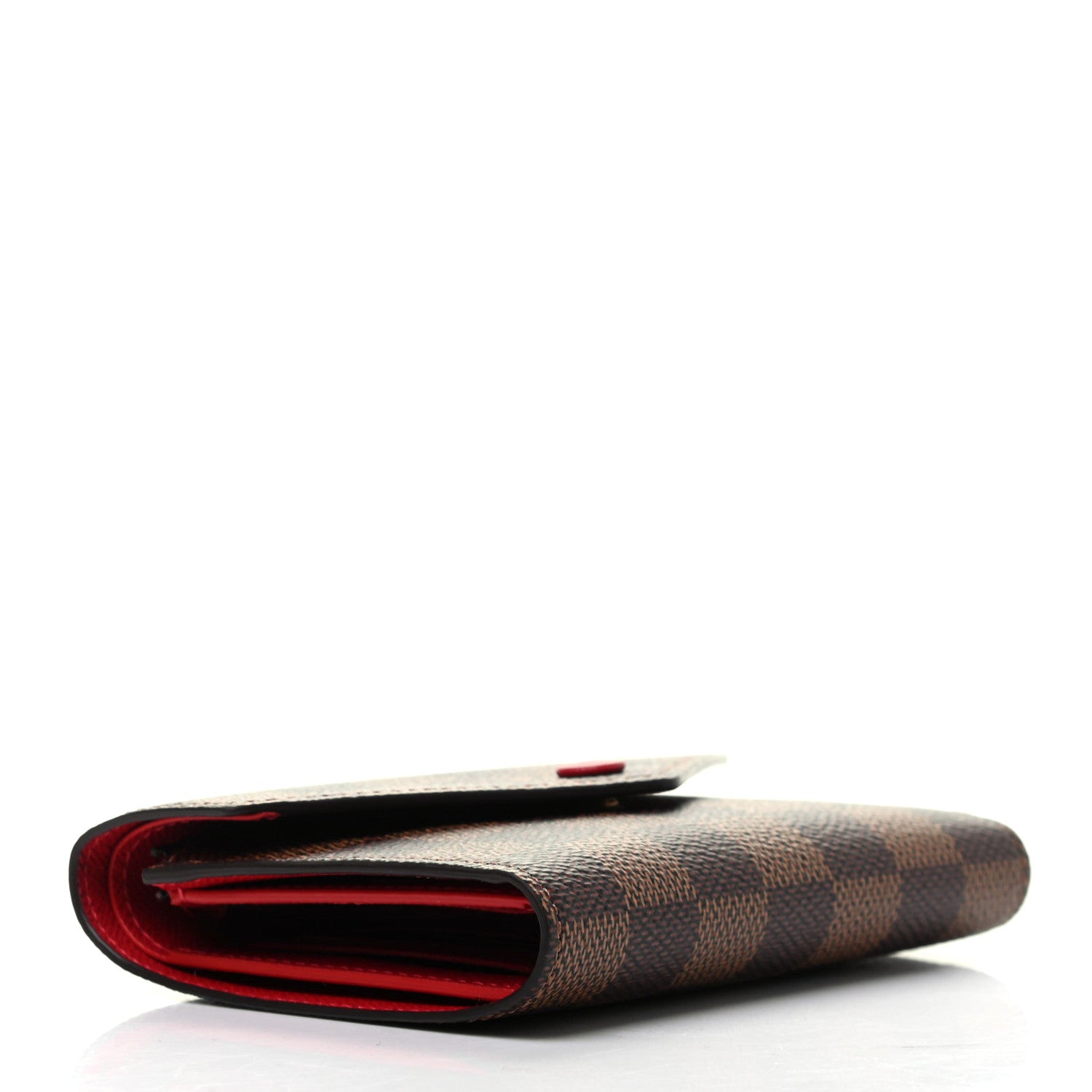 Louis Vuitton Damier Ebene Victorine Wallet Cherry 4 of 7