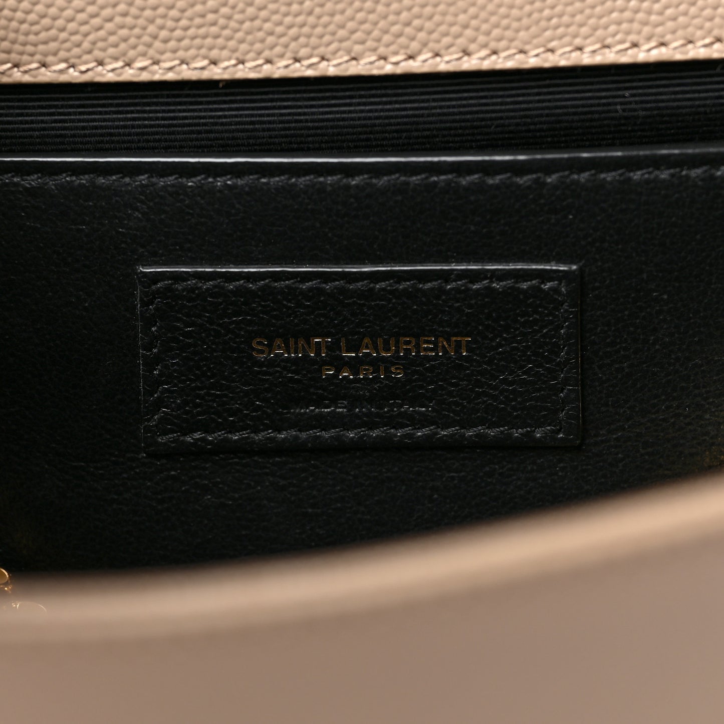 Grain De Poudre Medium Monogram Kate Satchel Dark Beige